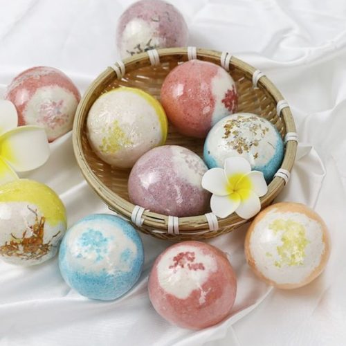 Ocean Bliss Bubble Bath Bomb Set – Essential Oil Spa Edition (12pcs)