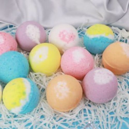 Ocean Bliss Bubble Bath Bomb Set β Essential Oil Spa Edition (12pcs)