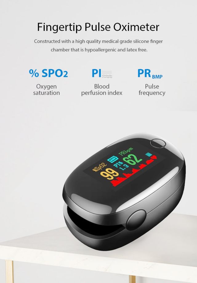 Gempulse Pro Fingertip Pulse Oximeter β Smart Spo2 & Heart Rate Monitor π€π