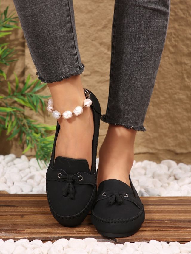 🔥 Best Seller 2026 | Women’s Tassel Loafers – Slip-on Soft Sole Casual Moccasin Flats