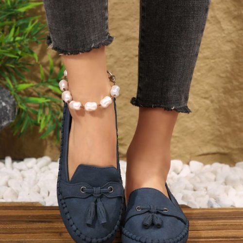 🔥 Best Seller 2026 | Women’s Tassel Loafers – Slip-on Soft Sole Casual Moccasin Flats