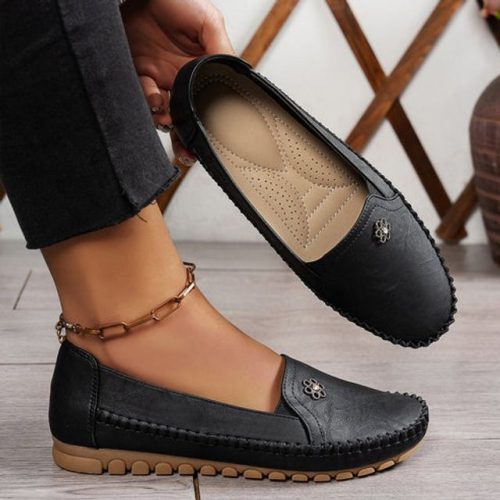 Best Seller-last Day Sale 60 Off Orthopedic Leather Shoes Lightweight Anti-slip