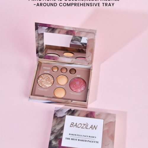 🔥 Best Seller | Baozilan 7-color All-in-one Makeup Palette – Eyeshadow. Blush. Bronzer & Highlighter Face Palette