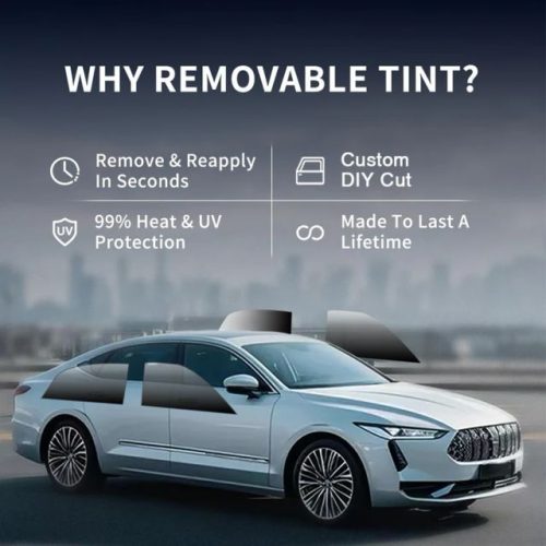Universal Reduce Infrared Heat Block Uv By 99 Removable Window Tint Film For Car
