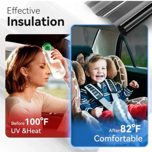 Universal Reduce Infrared Heat Block Uv By 99 Removable Window Tint Film For Car